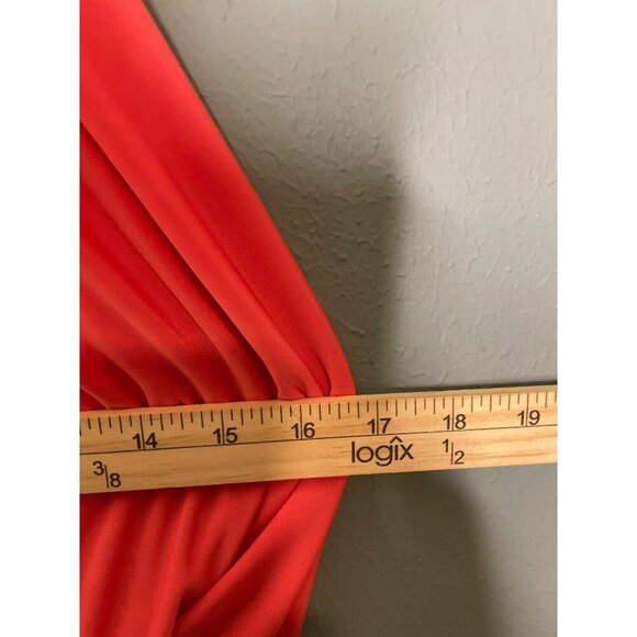 Michael Costello x REVOLVE Izzy Mini Dress Women's Medium Coral - Picture 7 of 9